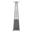 Outdoor Patio Heater - Slate Gray-7.5 Feet Round Steel Patio Heater-42 000 BTU's