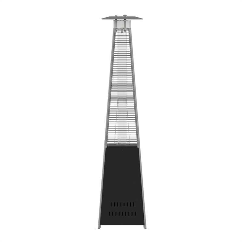 Outdoor Patio Heater - Black - 7.5 Feet Round Steel Patio Heater - 42 000 BTU's