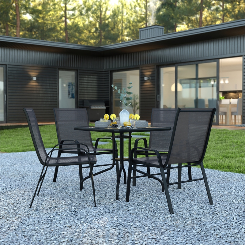 5 Piece Patio Dining Set - 31.5