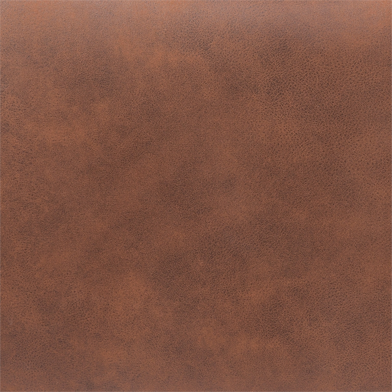 Commercial Wingback Accent Chair with Wooden Legs in Dark Brown Faux Leather