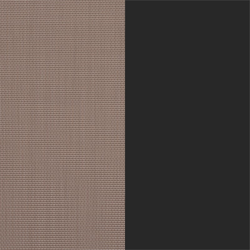 Commercial 7 Pc Outdoor Patio Dining Set with Glass Table and 6 Chairs - Brown