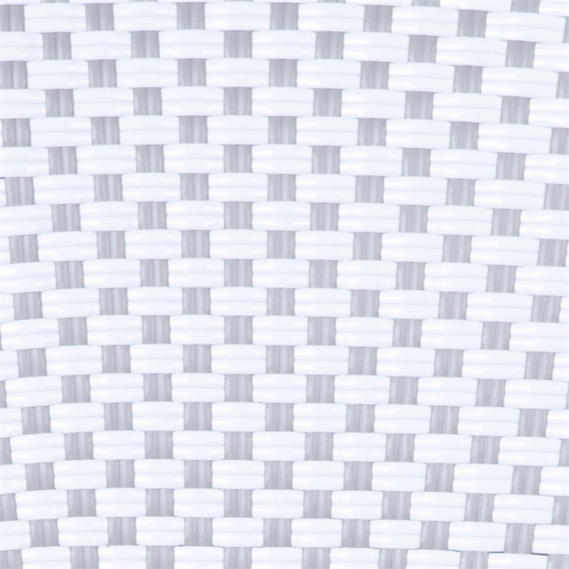 Indoor/Outdoor Commercial Glass Top Bistro Table in White/Gray