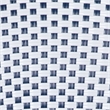 Indoor/Outdoor Commercial Glass Top Bistro Table in White/Navy