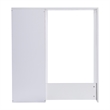 Space-Saving Mini Fridge Organizer Shelf with Cubby Storage in White