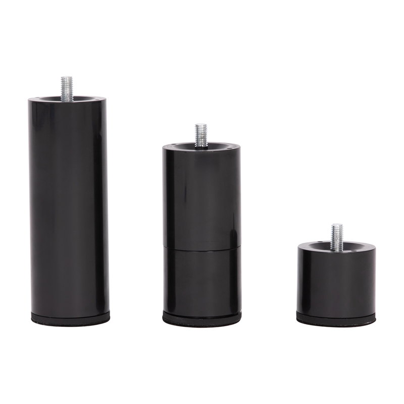 Anti-skid Black Upholstered Adjustable Bed Base with Wireless Remote-Twin XL