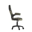 Office Gaming Chair with Skater Wheels & Flip Up Arms - Camouflage LeatherSoft