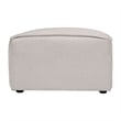 Flash Furniture Contemporary Modular Sectional Sofa Ottoman in Cream Fabric