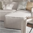 Flash Furniture Contemporary Modular Sectional Sofa Ottoman in Cream Fabric
