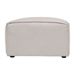 Flash Furniture Contemporary Modular Sectional Sofa Ottoman in Cream Fabric