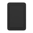 Recessed Bathroom Medicine Cabinet with Beveled Mirror in Black - 16x24