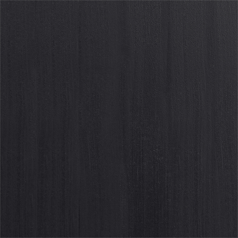 Commercial Indoor/Outdoor 2-Person Patio Acacia Wood Bench Loveseat in Black