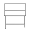 Commercial Stainless Steel Work Table with 2 Overshelves and 1 Undershef-24x60