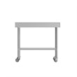 Commercial Stainless Steel Work Table with 4