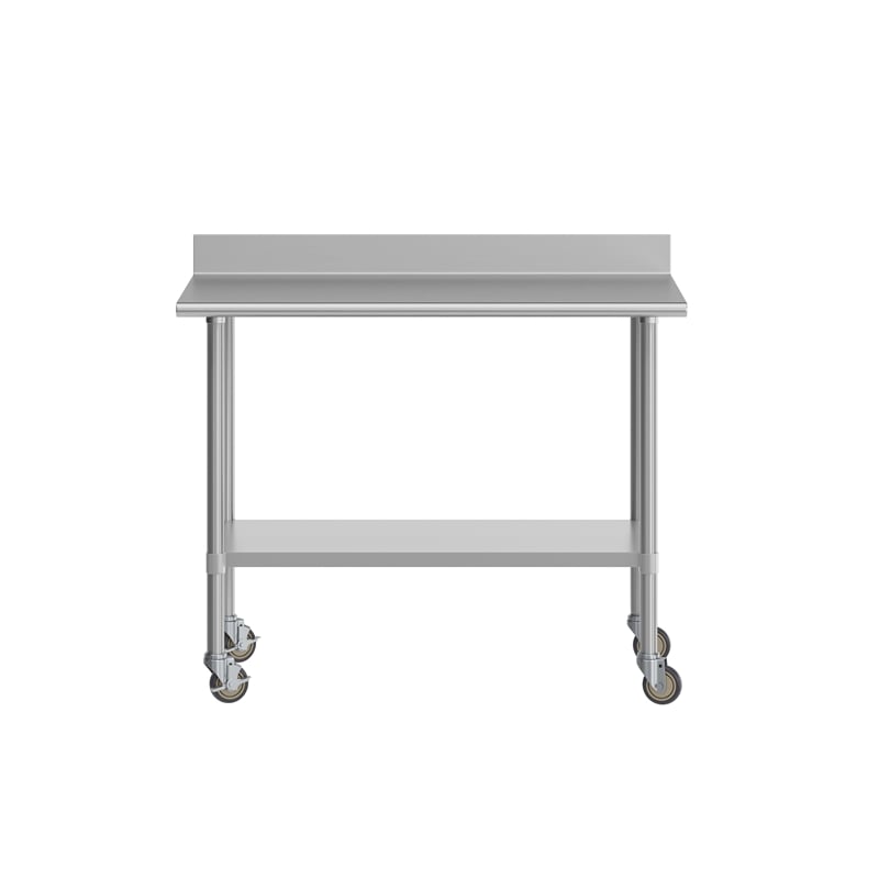 Commercial Stainless Steel Work Table with 4