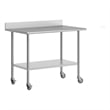 Commercial Stainless Steel Work Table with 4