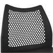 Flash Furniture Stackable Chair with Vented Back and Waterfall Seat in Black