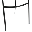 Flash Furniture Stackable Chair with Vented Back and Waterfall Seat in Black
