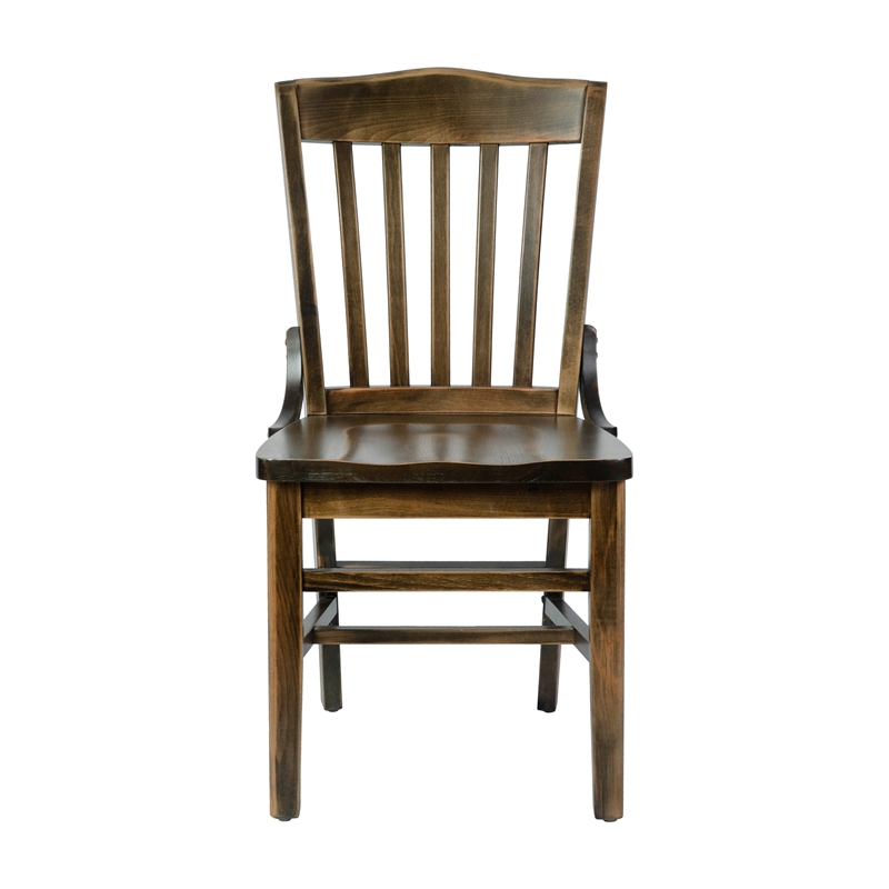Flash Furniture Hercules School House Back Wooden Restaurant Dining Chair