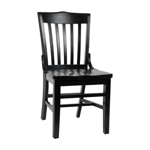 Flash Furniture Hercules School House Back Wooden Restaurant Dining Chair