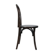 Thonet Solid Wood Stackable Dining Chair with Fixed Floor Glides in EA.