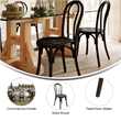 Thonet Solid Wood Stackable Dining Chair with Fixed Floor Glides in EA.