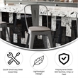 Indoor Counter Stool with Poly Resin Colorful Seat-Silver AQ Clear Coat/Gray