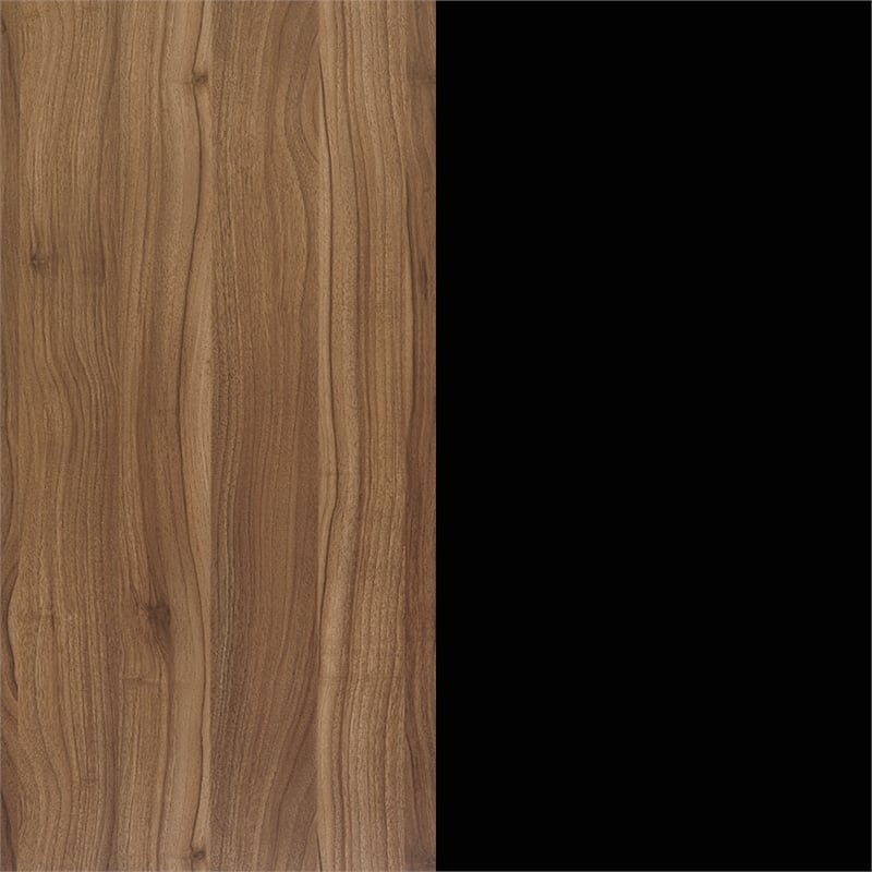 Commercial Nesting Flip Training Table with Steel Frame and Y-Legs in Walnut/Blk