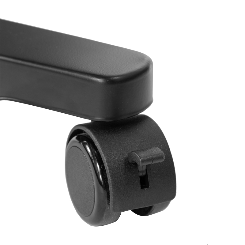 Commercial Nesting Flip Training Table with Steel Frame and T-Legs in White/Blk