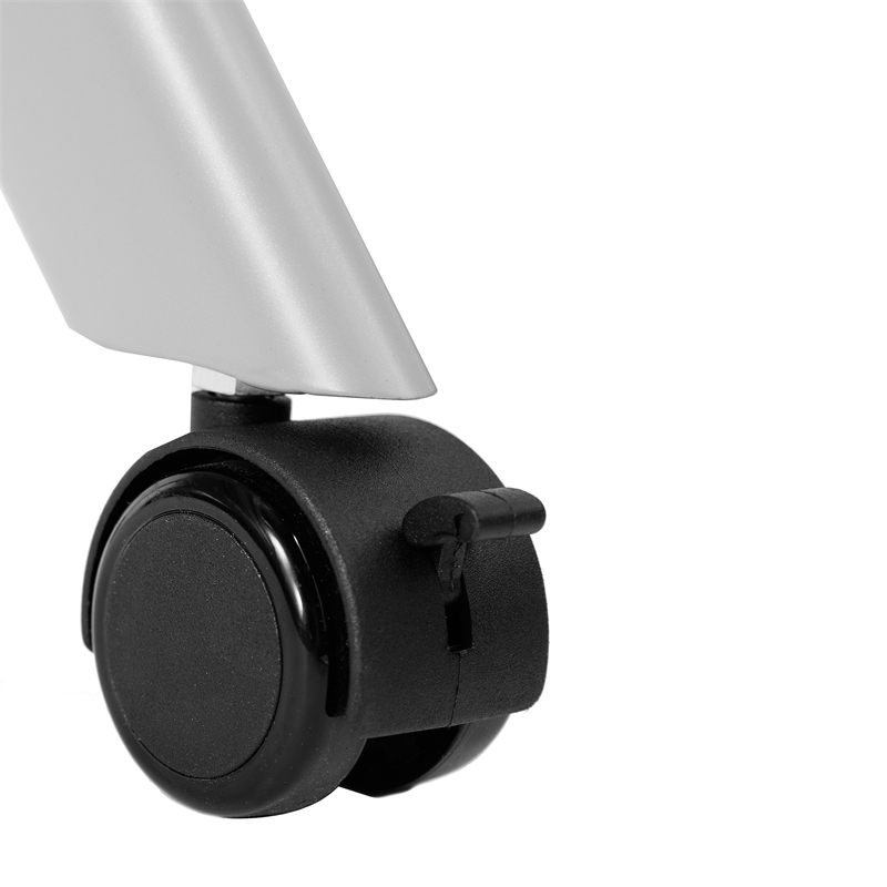 Commercial Nesting Flip Training Table with Steel Frame and Y-Legs in Gray