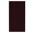 Commercial Grade 32 Gallon Wood Tray Top Trash Enclosure with Drop Hole-Mahogany