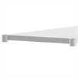 Galvanized Steel Adjustable Add-On Work Table Lower Restaurant Shelf