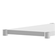 Galvanized Steel Adjustable Add-On Work Table Lower Restaurant Shelf