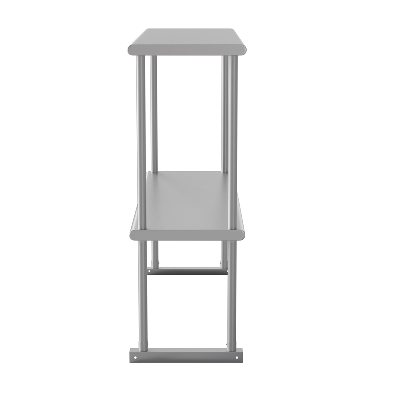 Commercial Grade NSF Certified Stainless Steel Metal Kitchen Double Overshelf