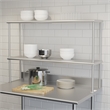 Commercial Grade NSF Certified Stainless Steel Metal Kitchen Double Overshelf