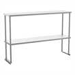 Commercial Grade NSF Certified Stainless Steel Metal Kitchen Double Overshelf