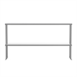 Commercial Grade NSF Certified Stainless Steel Metal Kitchen Double Overshelf