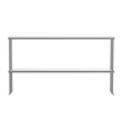 Commercial Grade NSF Certified Stainless Steel Metal Kitchen Double Overshelf