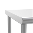 Commercial Grade NSF Certified Stainless Steel Metal Kitchen Double Overshelf