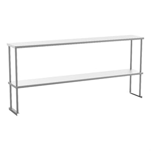 Commercial Grade NSF Certified Stainless Steel Metal Kitchen Double Overshelf