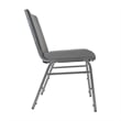 Flash Furniture Heavy Duty Gray Vinyl Stack Chair - Reception Furniture