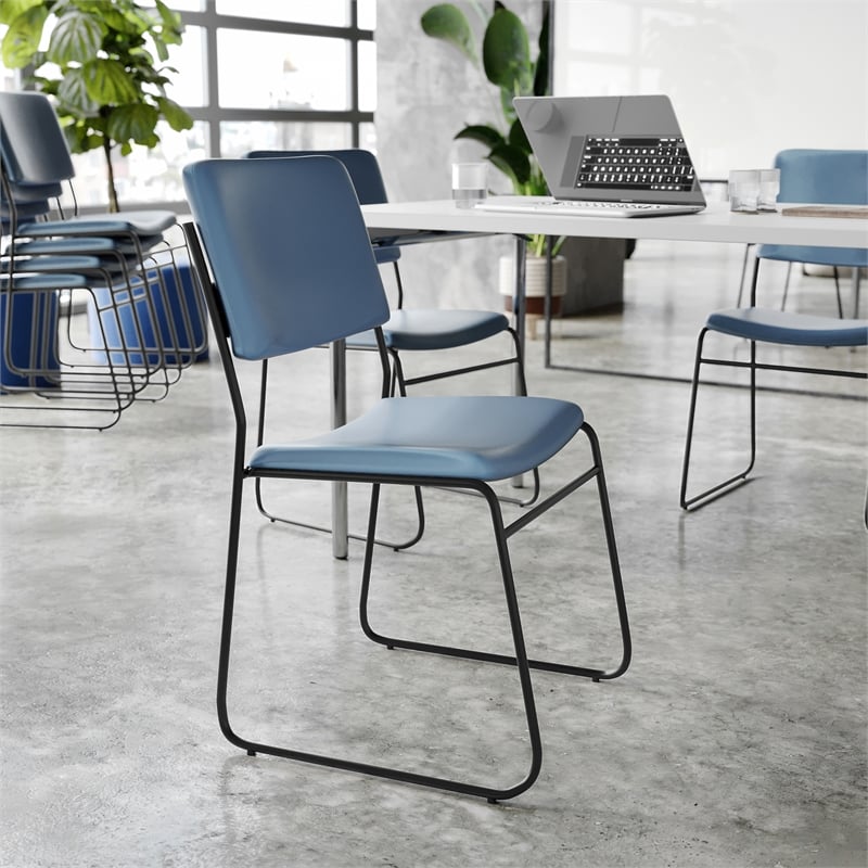 Flash Furniture Hercules 500 lb. Capacity High Density Navy Vinyl Chair