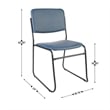 Flash Furniture Hercules 500 lb. Capacity High Density Navy Vinyl Chair