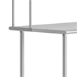Commercial Stainless Steel Work Table with 2 Overshelves and 1 Undershef-30x48