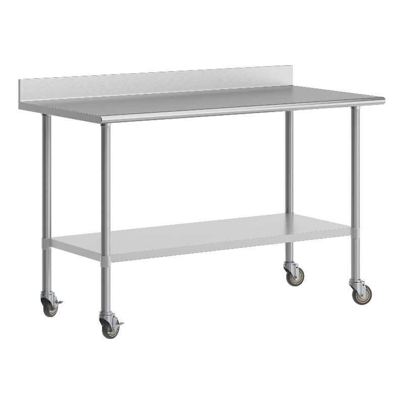 Commercial Stainless Steel Work Table with 4