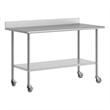 Commercial Stainless Steel Work Table with 4