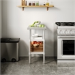 Commercial Stainless Steel 18 Gauge Work Table with 2 Undershelves - 24x18