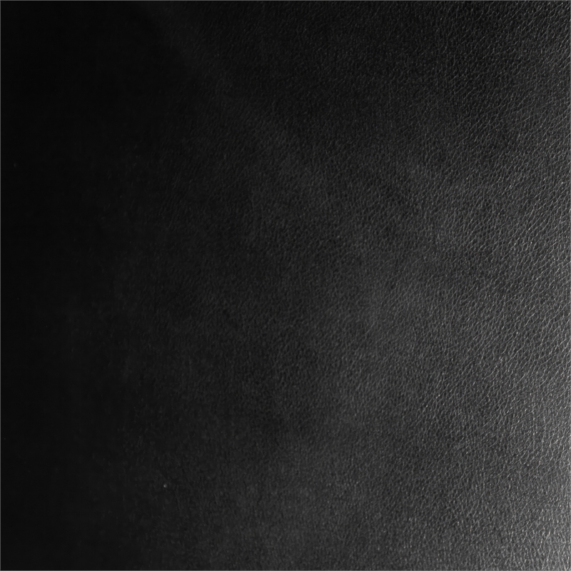 Classic Club Style Chair with 360 Swivel Base and Nail Trim - Black LeatherSoft