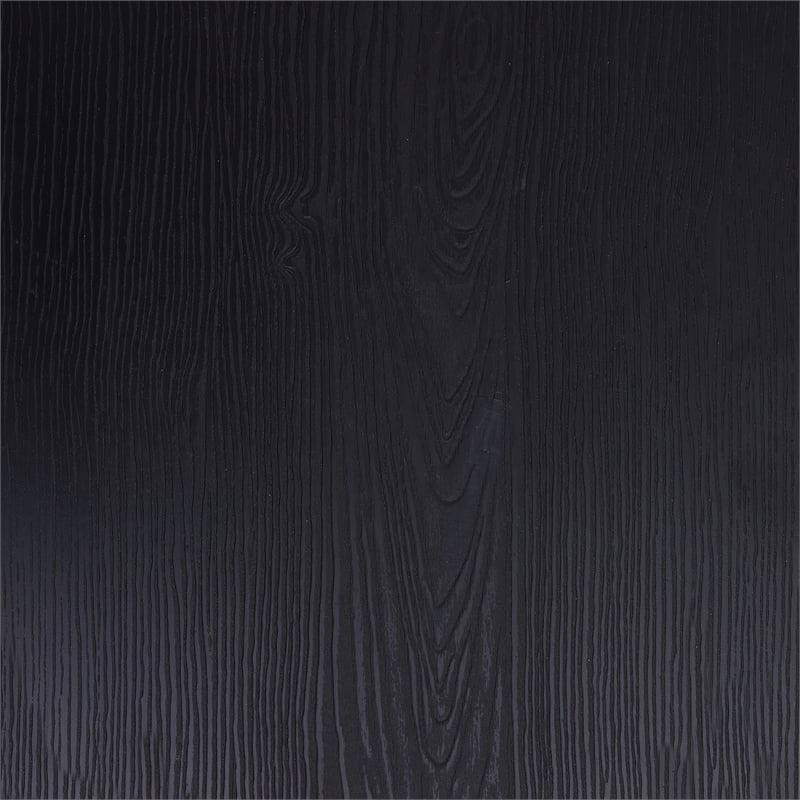 Indoor/Outdoor Backless Bar Stool with Poly Seat - Black/Black