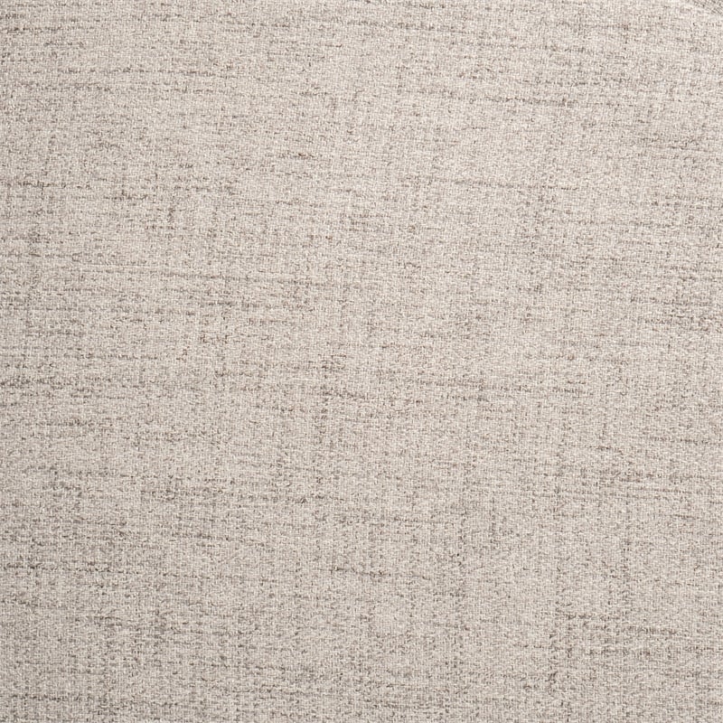 Traditional Club Style Accent Chair with 360 Swivel Metal Base in Cream Fabric