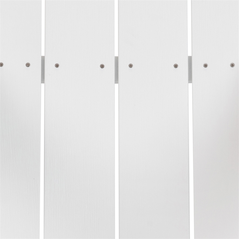 Star and Moon Fire Pit with Mesh Cover & 2 White Poly Resin Adirondack Chairs